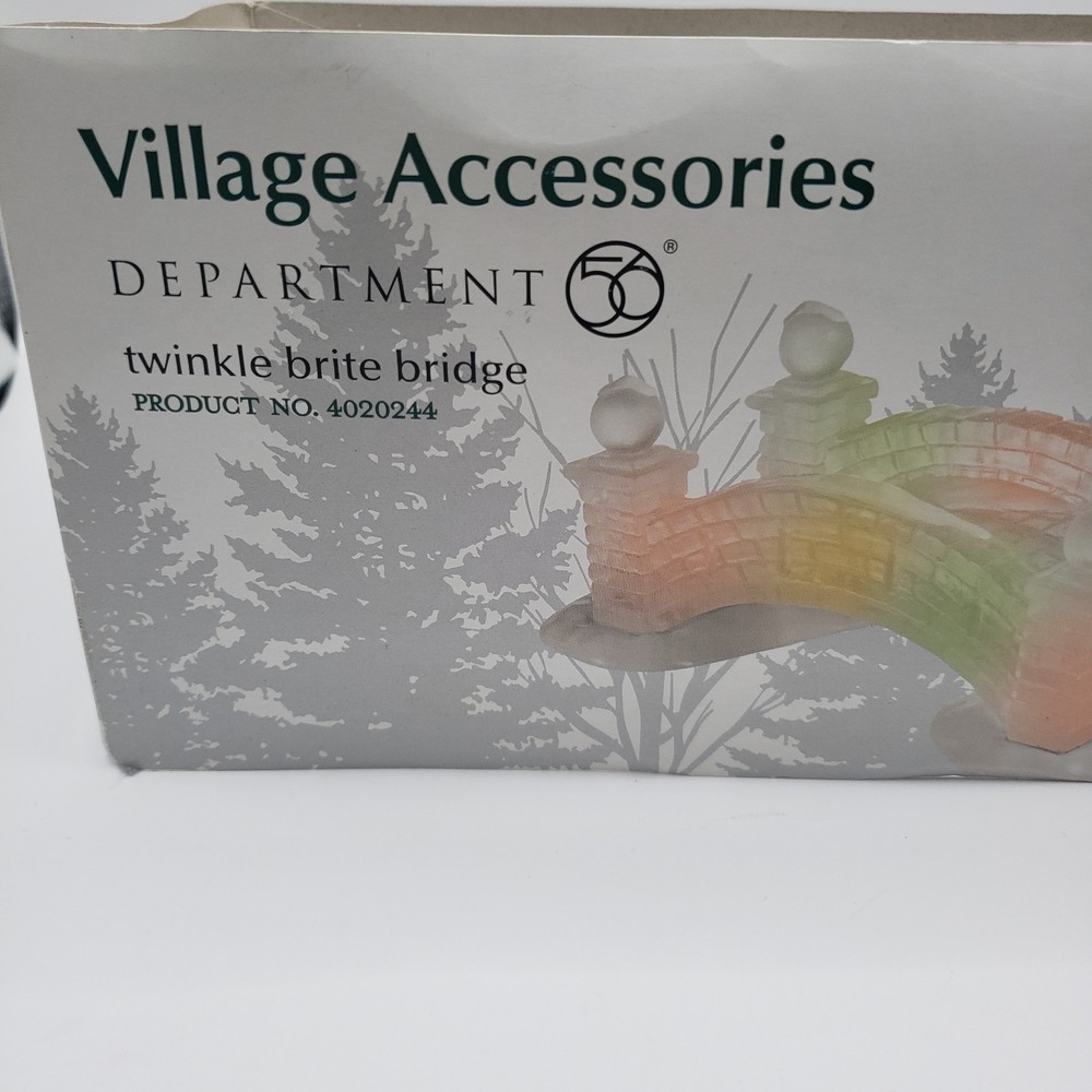Department 56 Twinkle Brite Bridge Accessory